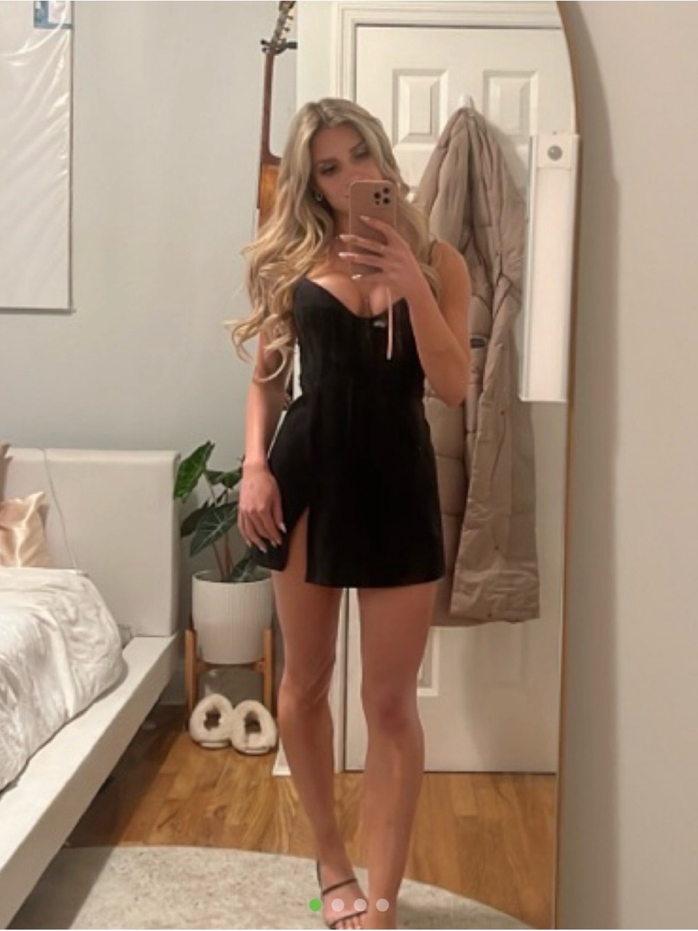 NBD Black Mini Monterey Cypress Dress